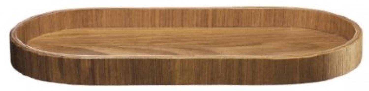 ASA Selection wood Holztablett Oval, Holz Tablett, Serviertablett, Weidenholz, 35. 5 x 16. 5 cm, 53696970 Bild 1