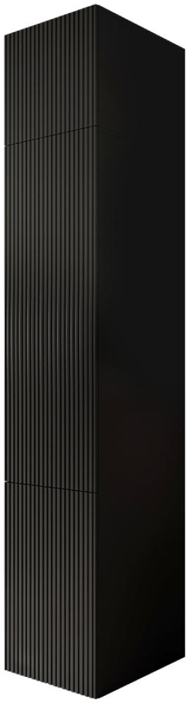 Kleiderschrank Fusbo 45 1D + Schrankaufsatz (Farbe: Schwarz) Bild 1