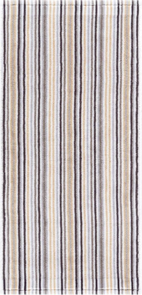 Combi Stripes Handtuch 50x100cm grau 500g/m² 100% Baumwolle Bild 1