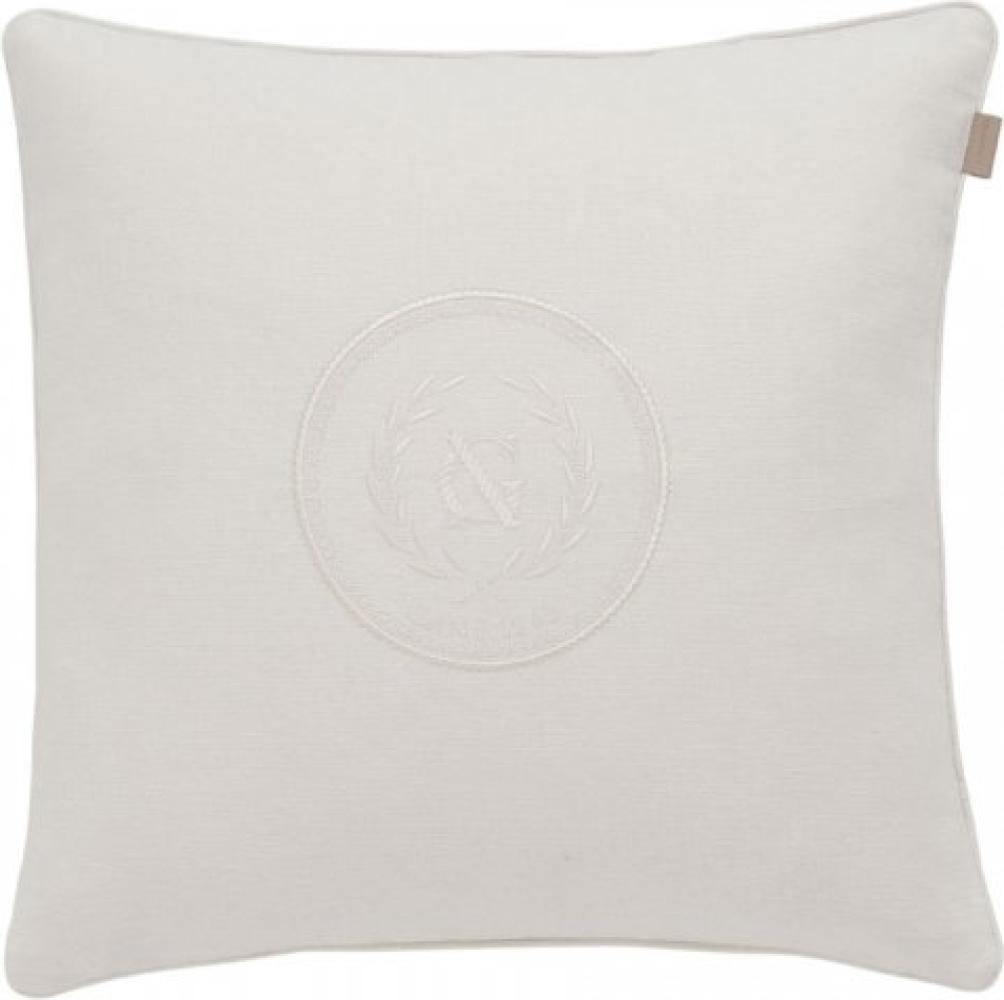 Gant Home Kissenhülle Tonal Crest Cushion Putty Beige (50x50cm) 853098801-34 Bild 1