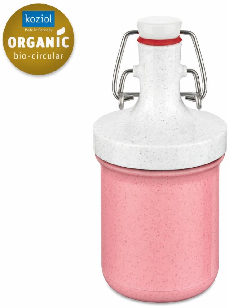 Koziol Trinkflasche Plopp To Go Mini, Kunststoff, Organic Strawberry Ice Cream, 200 ml, 4014707 Bild 1