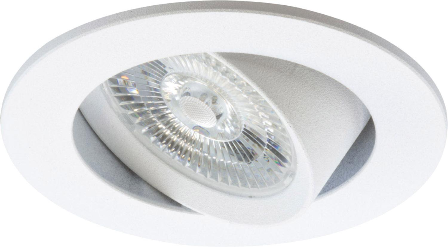 ISOLED LED Einbauleuchte Slim68 MiniAMP weiß, rund, 8W, 24V DC, warmweiß, dimmbar Bild 1
