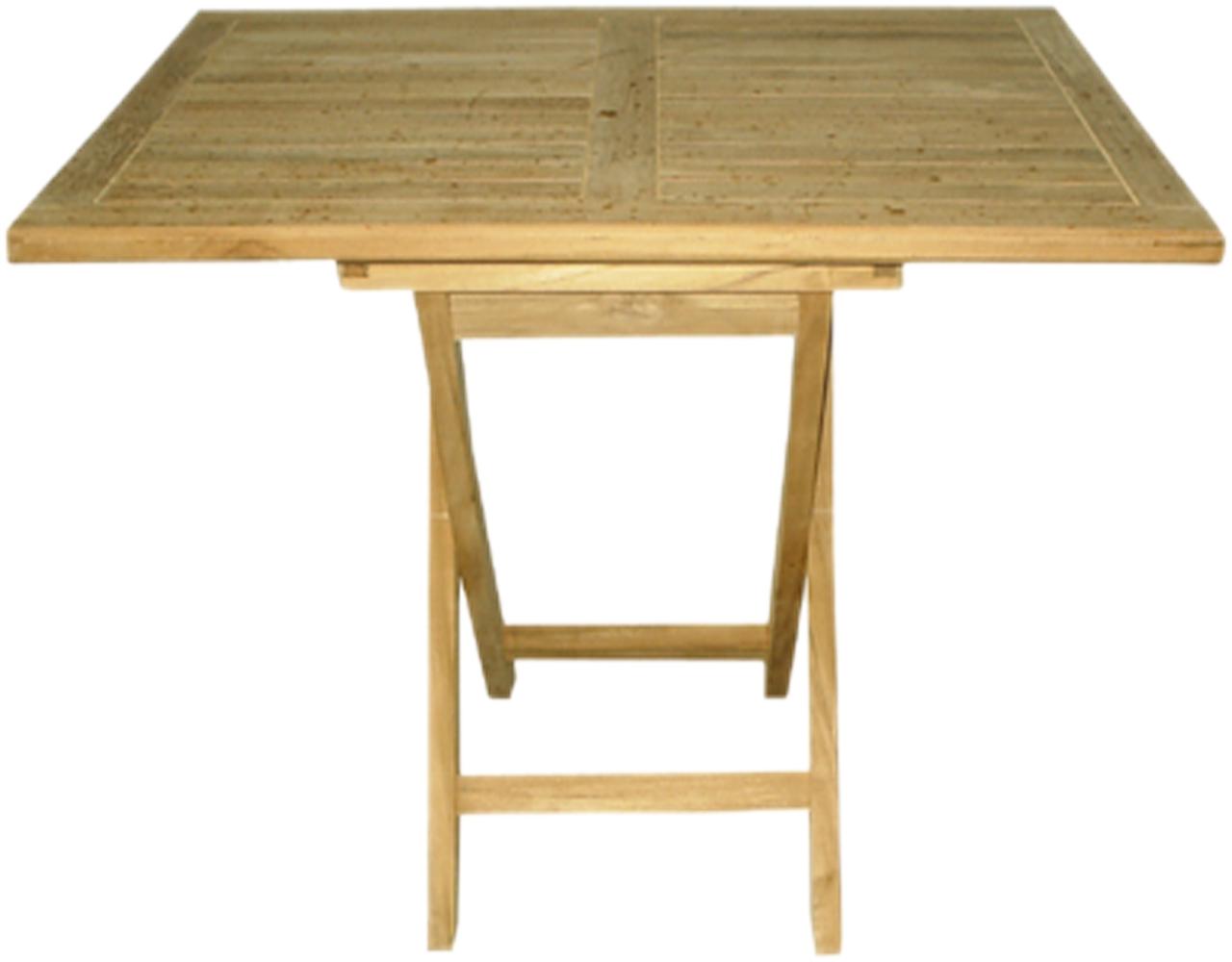 Teak Tisch Gartentisch Klapptisch klappbar 90x70cm Bild 1