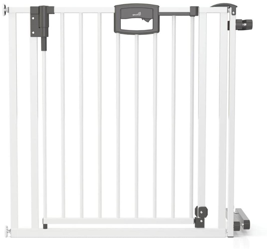 Treppenschutzgitter Easylock zum Klemmen für Öffnungen 84.5-124.5 cm aus Metall Breite 100 cm - 108,5 cm Bild 1