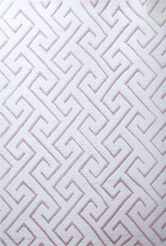 Kurzflor Teppich Viva rechteckig - 120x170 cm - Rosa Bild 1