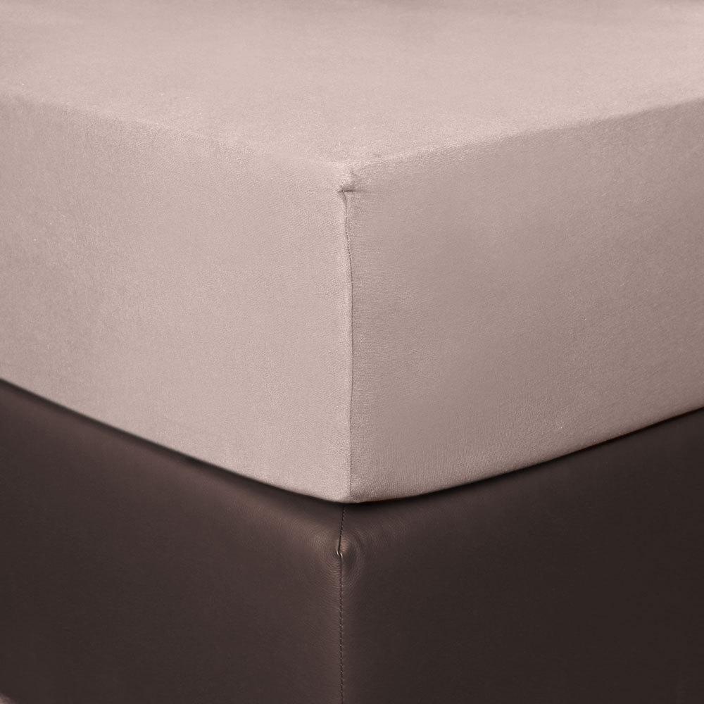 BettwarenShop Boxspring Spannbettlaken | 180x200 - 200x220 cm | basalt Bild 1