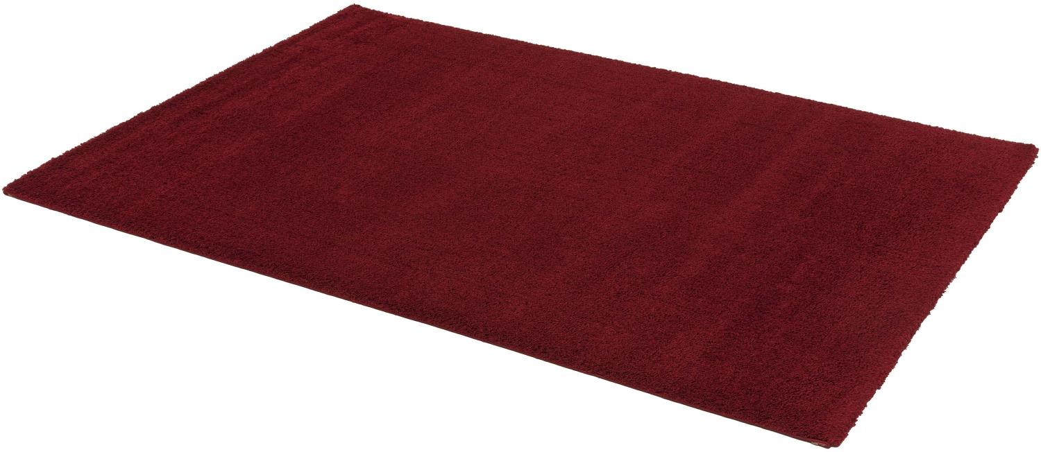 Teppich in rot aus 100% Polyester - 130x67x3cm (LxBxH) Bild 1