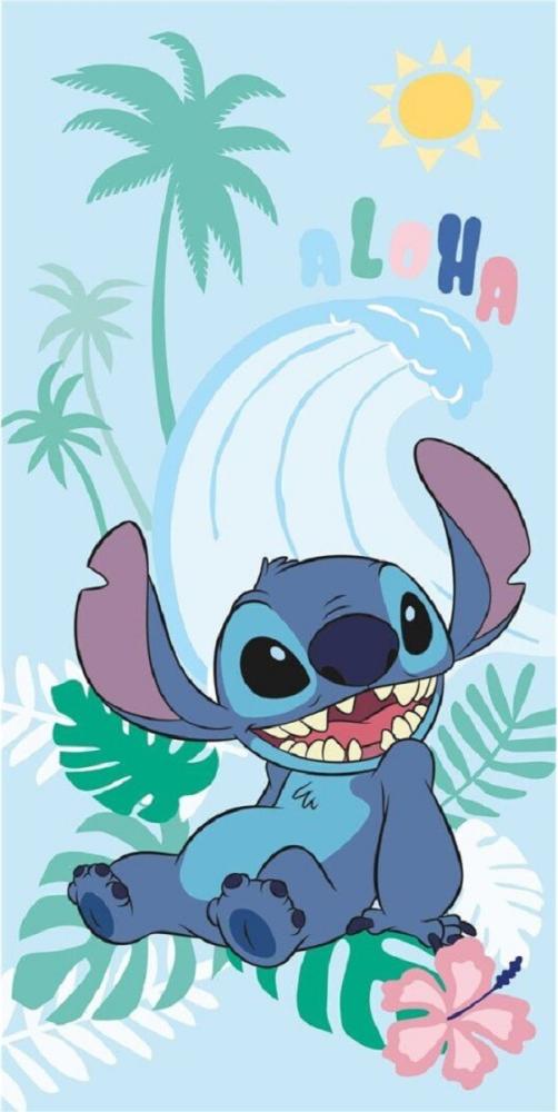 Lilo & Stitch Strandhandtuch Kinderhandtuch Baumwolle Strandtuch für Kinder 70x140 cm Bild 1