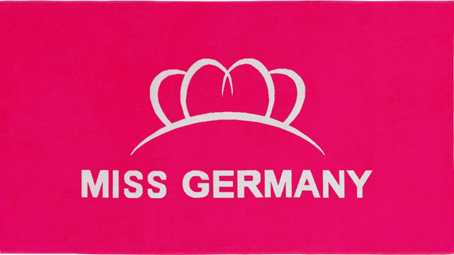 Miss Germany Strandtuch Miss Germany, Velours (1-St), Velours, mit großem Logo-Motiv Bild 1