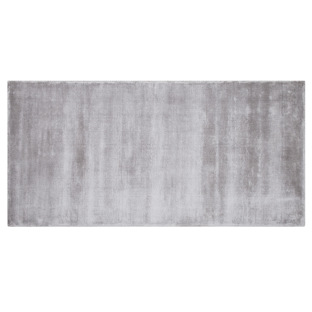 Teppich Viskose hellgrau 80 x 150 cm GESI II Bild 1