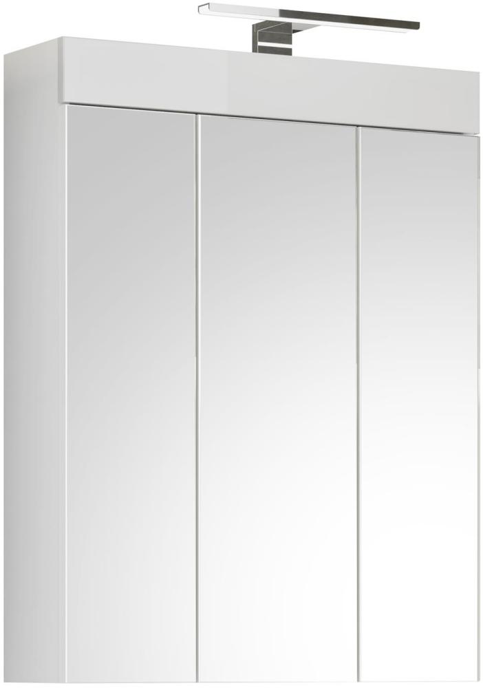 Spiegelschrank >Kolomea< in Weiß - 60x79x18cm (BxHxT) Bild 1