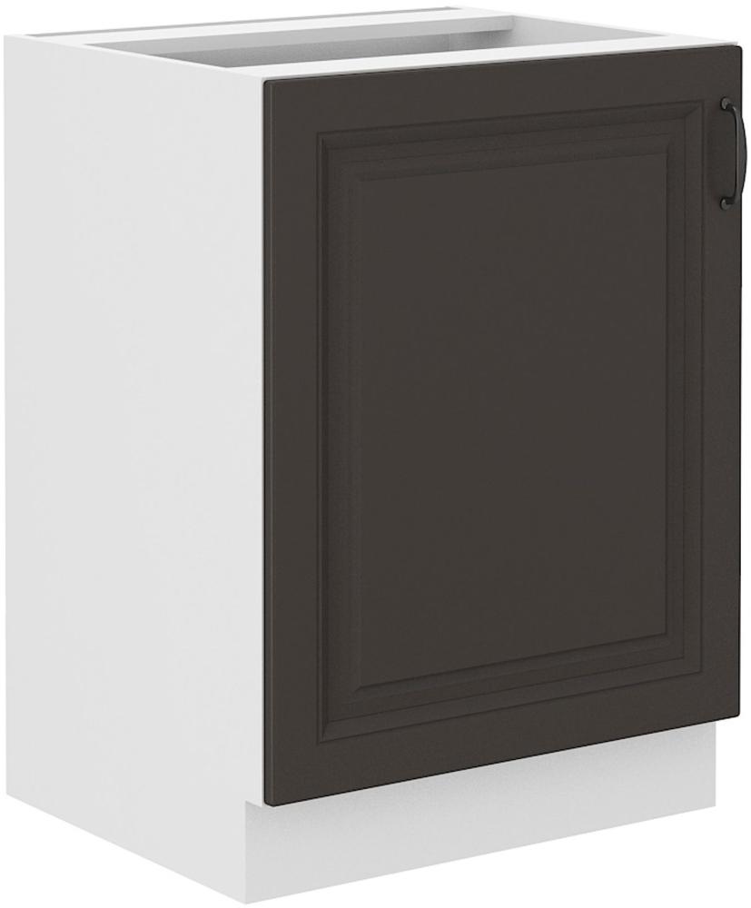 Unterschrank 60 cm Stilo Grau Küchenzeile Küchenblock Küche Landhaus Einbauküche Bild 1