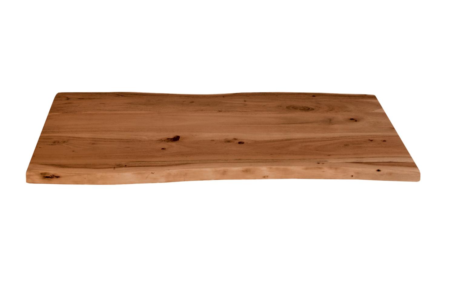 Tischplatte Baumkante Akazie Nuss 60 x 40 cm CURTIS 136821898 Bild 1