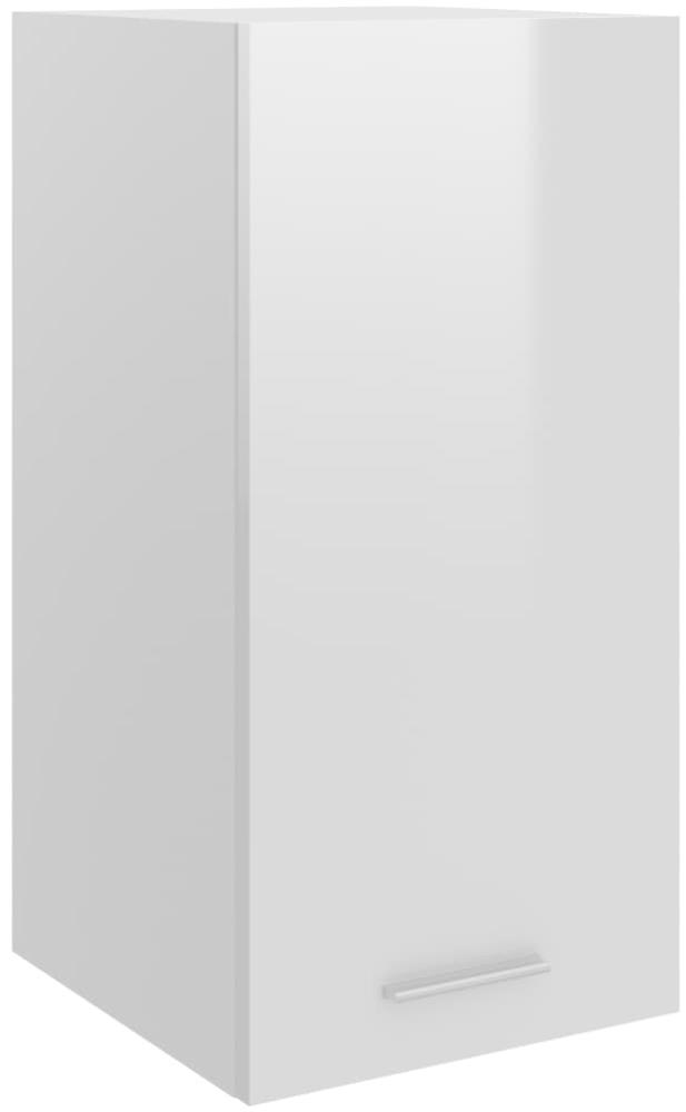 Hängeschrank Hochglanz-Weiß 29,5x31x60 cm Holzwerkstoff Bild 1