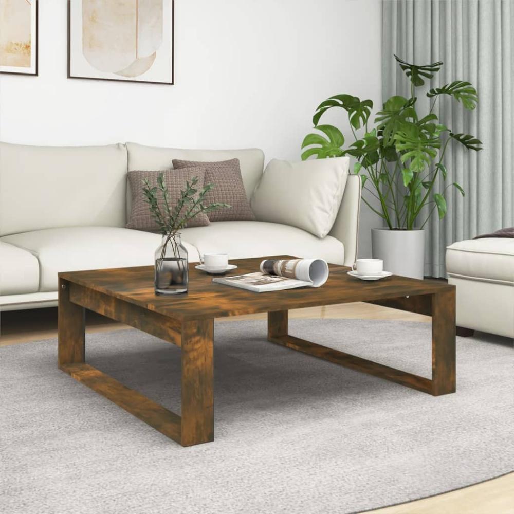 Couchtisch Räuchereiche 100x100x35 cm Holzwerkstoff [815999] Bild 1