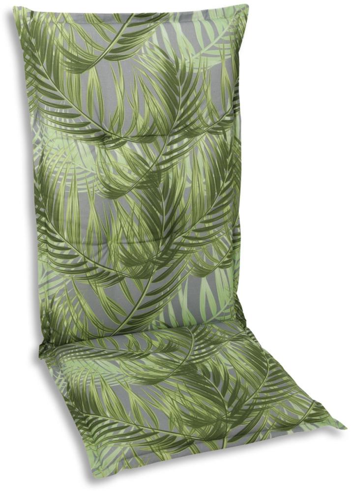 GO-DE Hochlehner-Auflage 50 cm x 120 cm x 6 cm, grün, palmy grün Bild 1