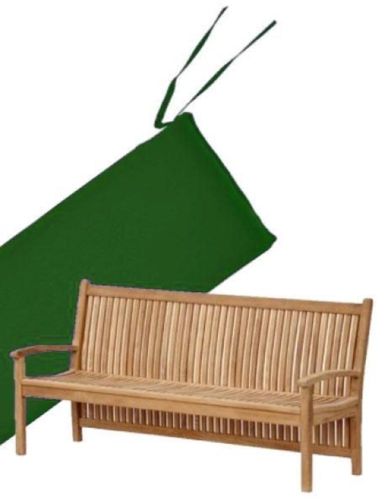 Bankauflage 150 cm x 50 cm für Gartenbank Pescara - grün Bild 1