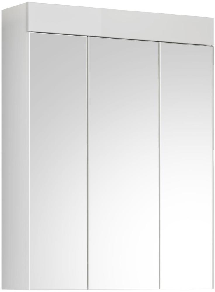 Spiegelschrank >Kolomea< in Weiß - 60x79x18cm (BxHxT) Bild 1