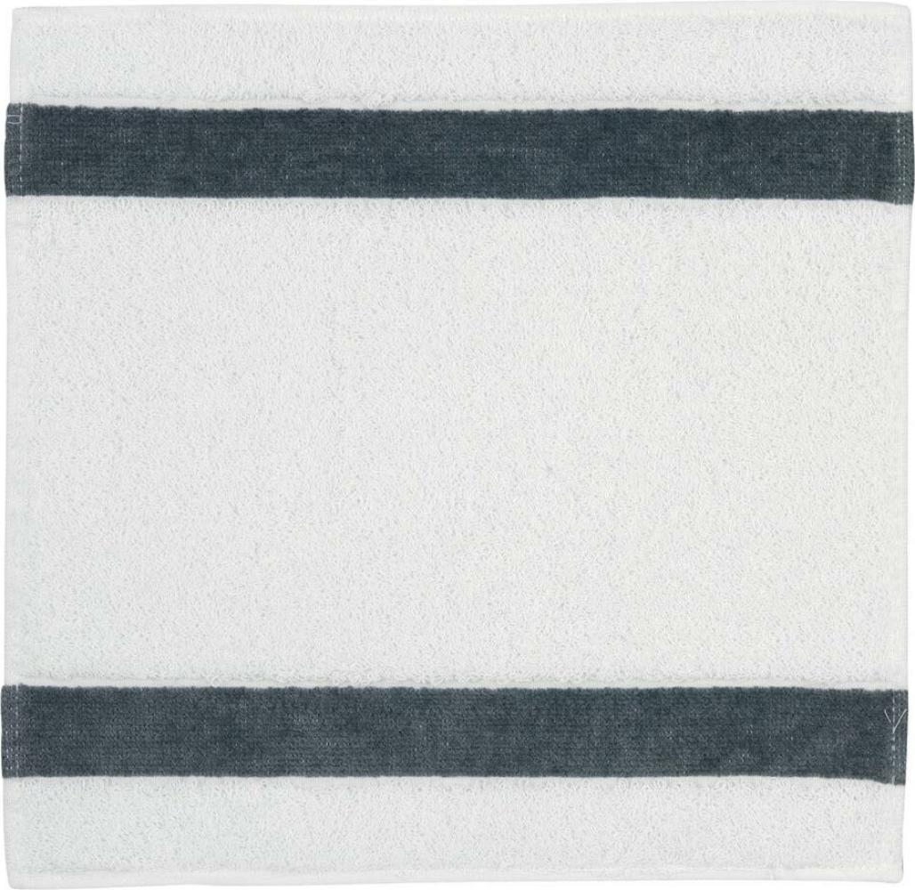 Feiler Handtücher Exclusiv mit Chenillebordüre | Seiftuch 30x30 cm | grau Bild 1