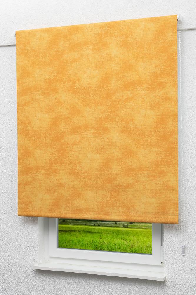 Lysel Outlet - Verdunkelungsrollo Gelborange, (B x H) 82.50cm x 190cm in orange/gelborange Bild 1