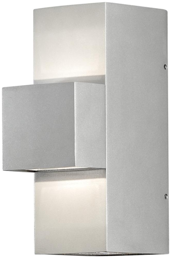 Imola LED Außen-Wandleuchte Style Design Grau, opales Acrylglas Bild 1