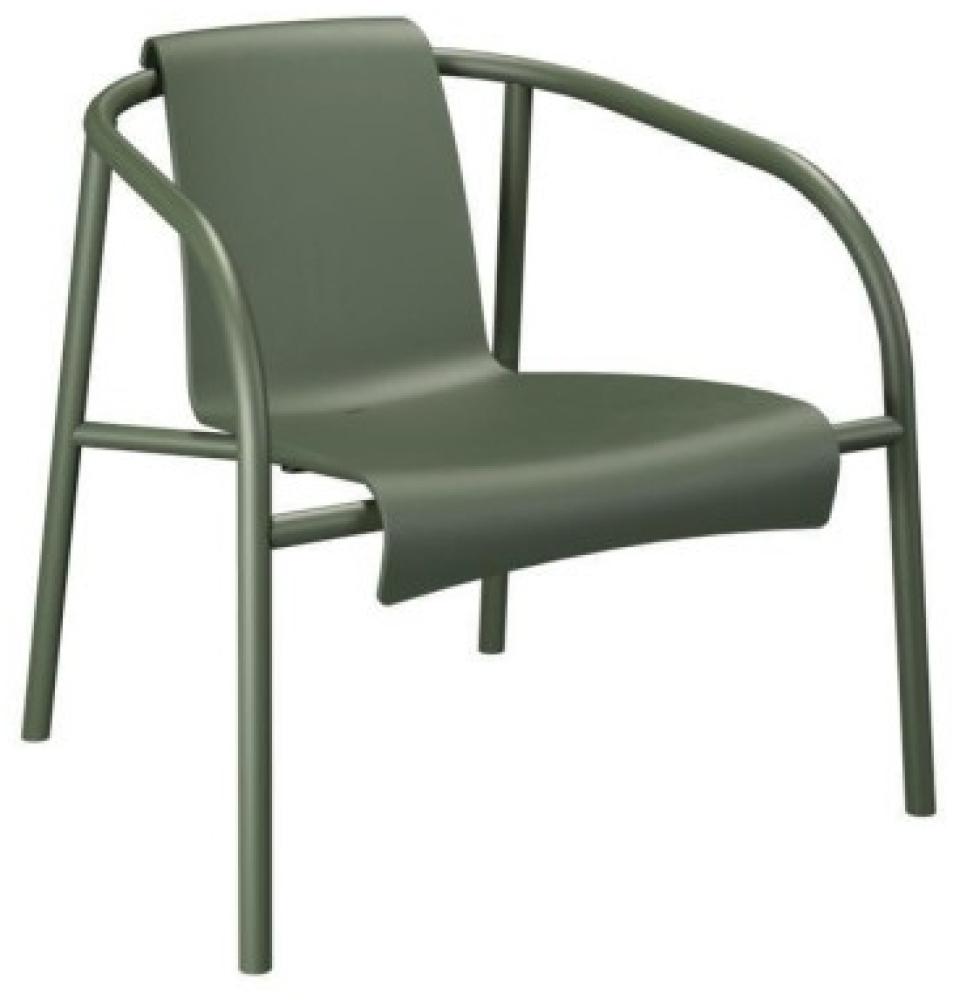 Nami Outdoor Lounge-Stuhl olive grün Bild 1
