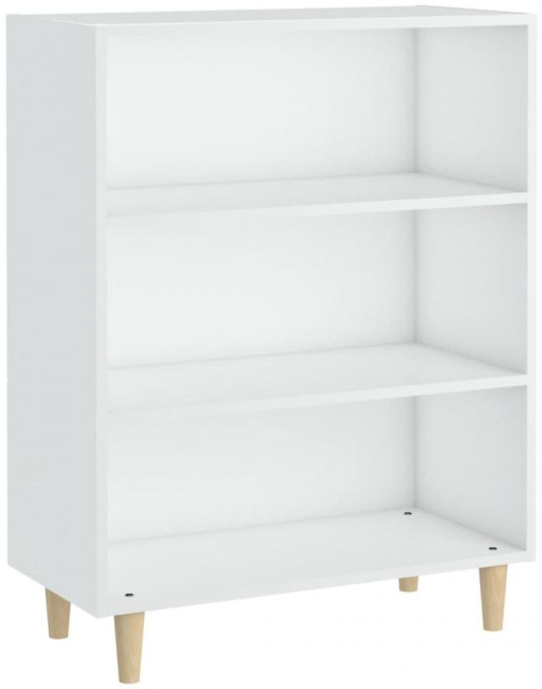 Sideboard Weiß 69,5x32,5x90 cm Holzwerkstoff [812240] Bild 1