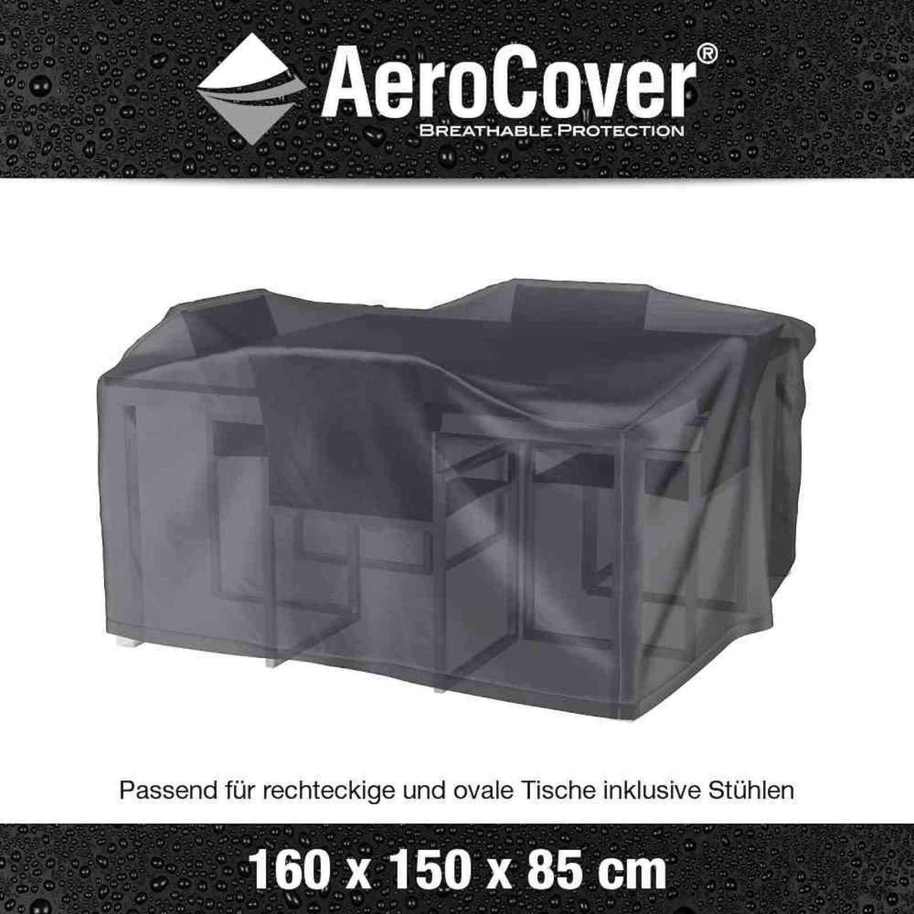 AeroCover Schutzhülle für Sitzgruppen 160x150x85 cm Schutzhaube Gartentisch Tischhülle Bild 1