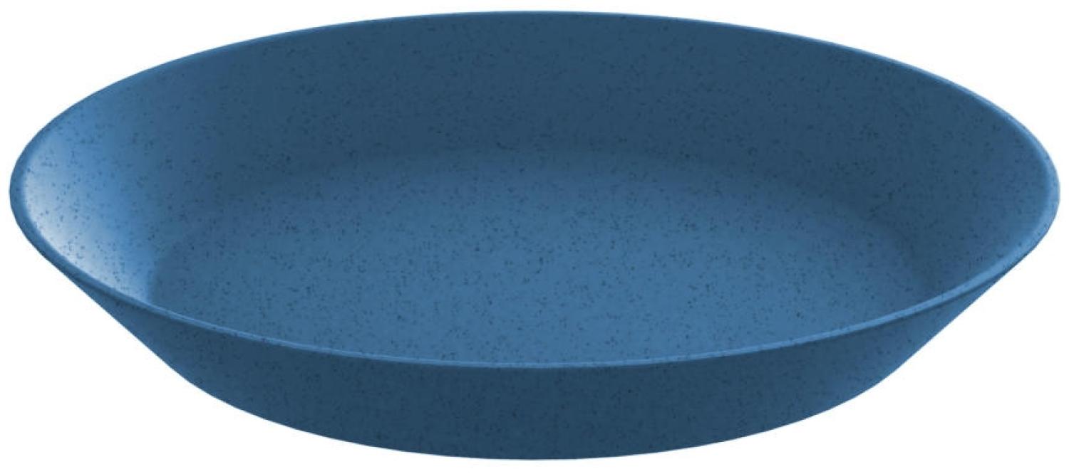 Koziol Tiefer Teller Connect, Suppenteller, Servierteller, Thermoplastischer Kunststoff, Organic Deep Blue, 24 cm, 3143674 Bild 1