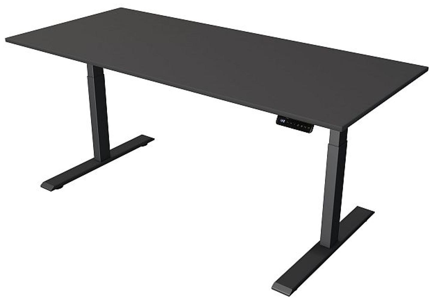 Kerkmann Schreibtisch Steh und Sitztisch MOVE 2 (B) 180 x (T) 80 cm anthrazit Bild 1