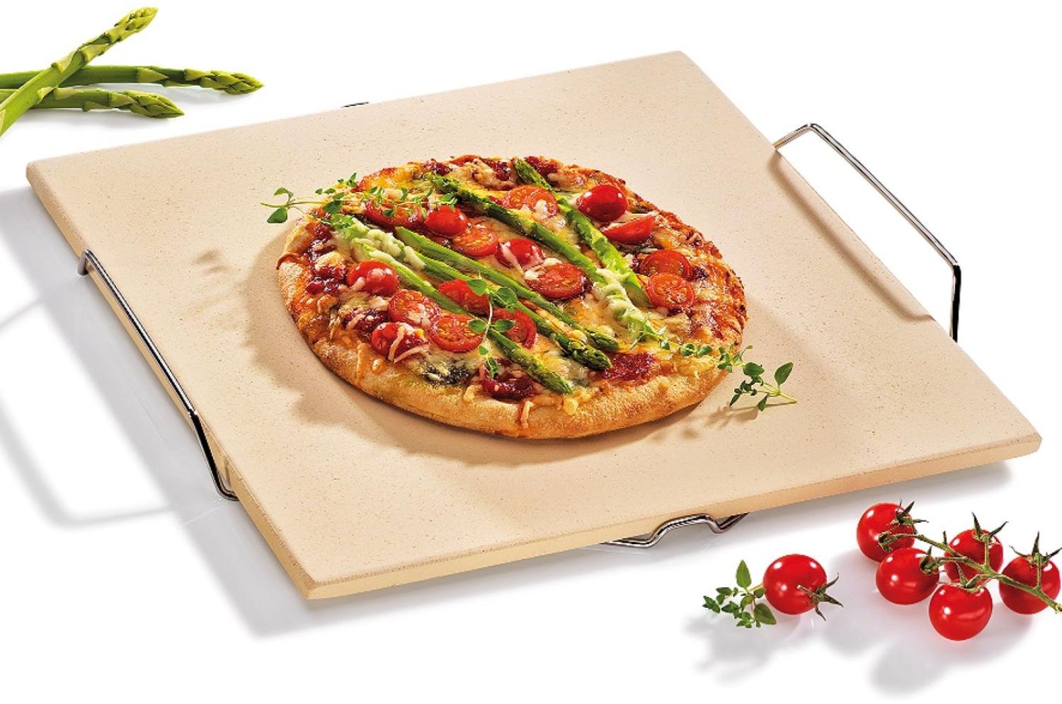 KÜCHENPROF Pizzasten med stand firkantet 41. 5cm X 40. 5cm Bild 1