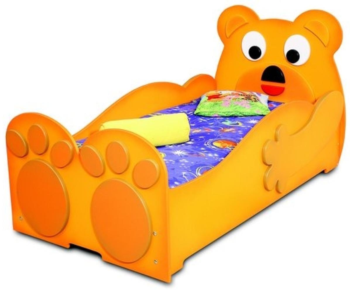Bär Kinderbett Jugendbett Junior Betten Bett Kinderzimmer Spielbett Lattenrost Bild 1