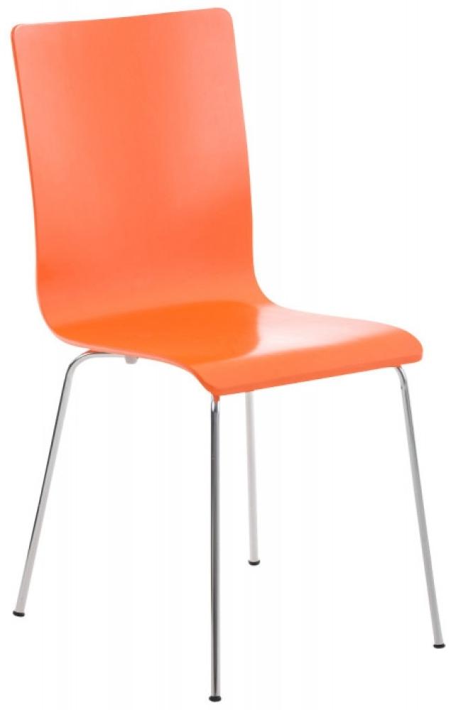 Besucherstuhl Pepe 1 Stuhl Orange Bild 1