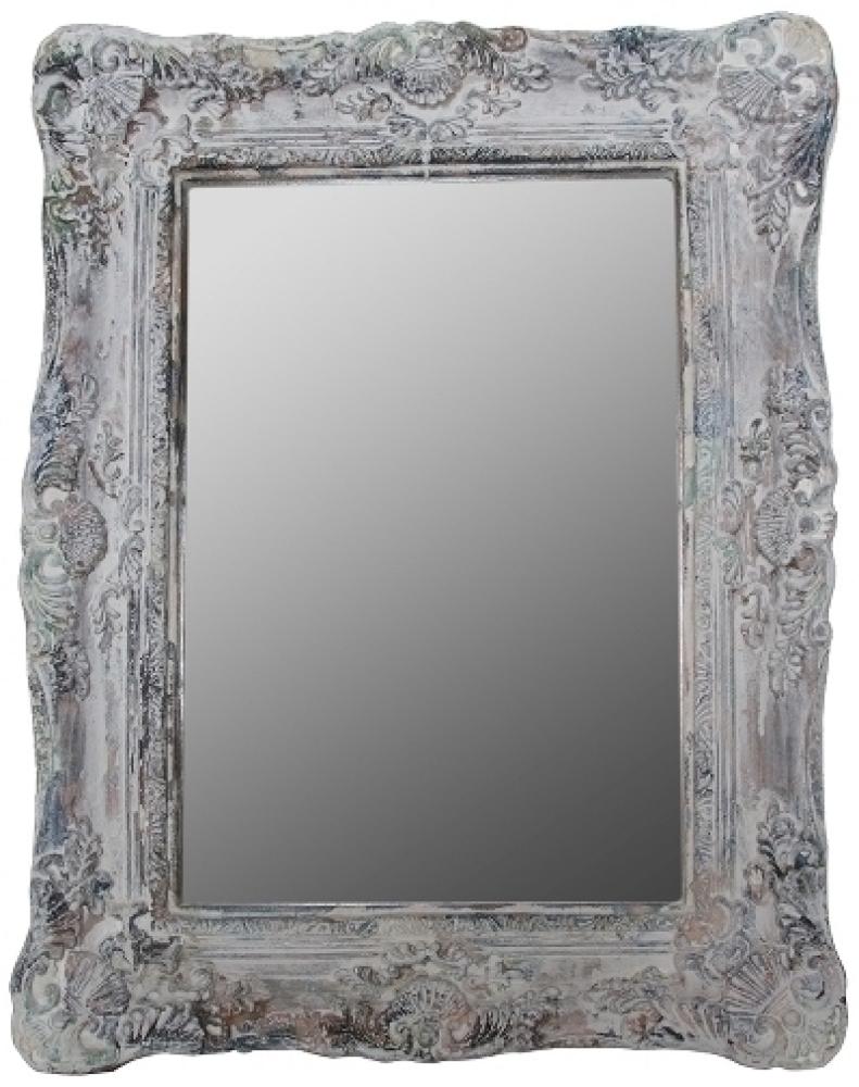Spiegel Monja Holz Grau Antik Bild 1