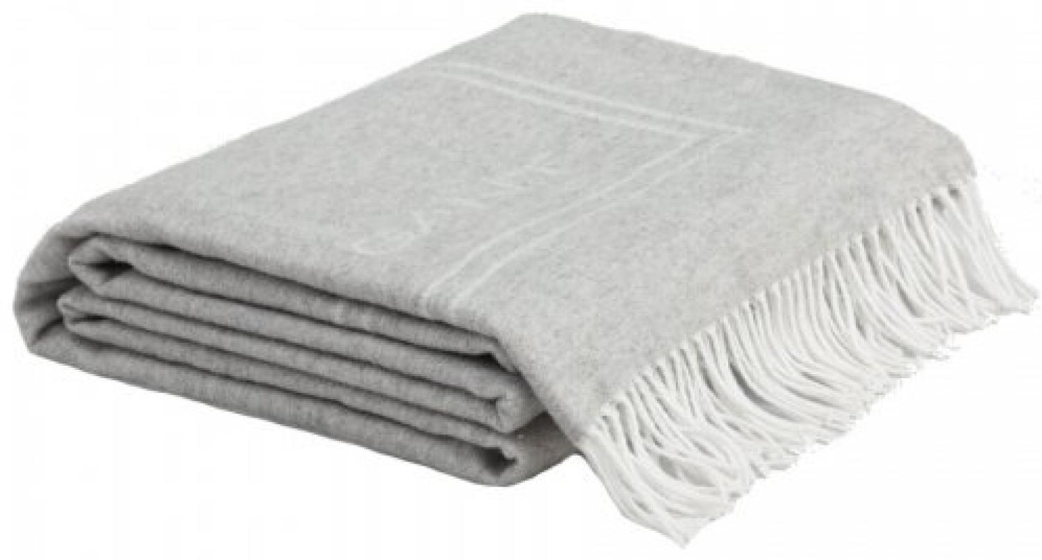 Gant Home Wolldecke Gant Logo Throw Grey (130x180cm) 853093802-160 Bild 1