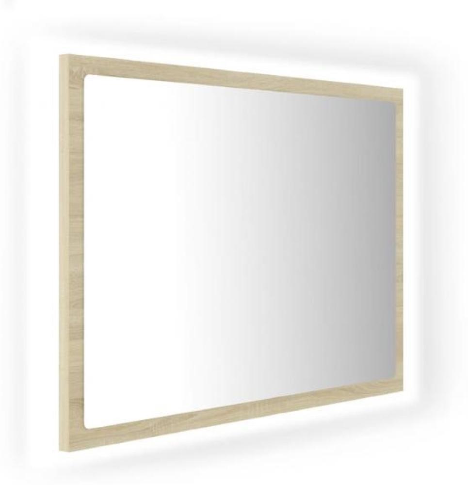 vidaXL LED-Badspiegel Sonoma-Eiche 60x8,5x37 cm Spanplatte Bild 1