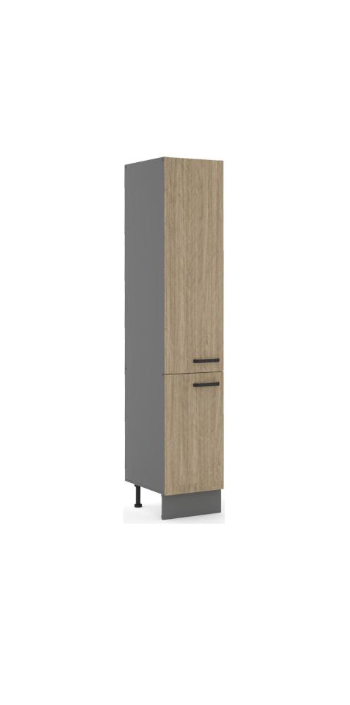 Küche SCANDI Hochschrank 40 cm Fischgrät Küchenzeile Küchenblock Einbauküche Bild 1