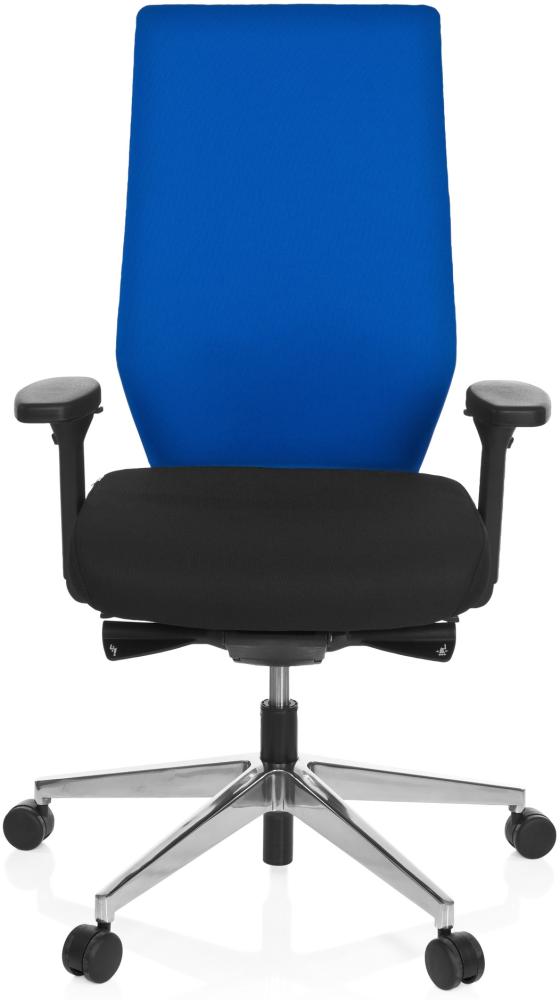 hjh OFFICE Profi Bürostuhl PRO-TEC 700 Stoff schwarz/ blau Bild 1