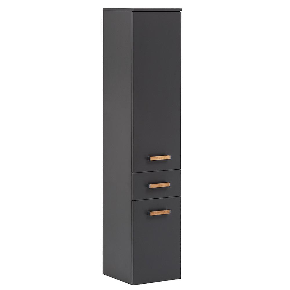 SCHILDMEYER Hochschrank Badschrank Highboard anthrazit 32,7 x 160,1 x 35,3 cm Bild 1