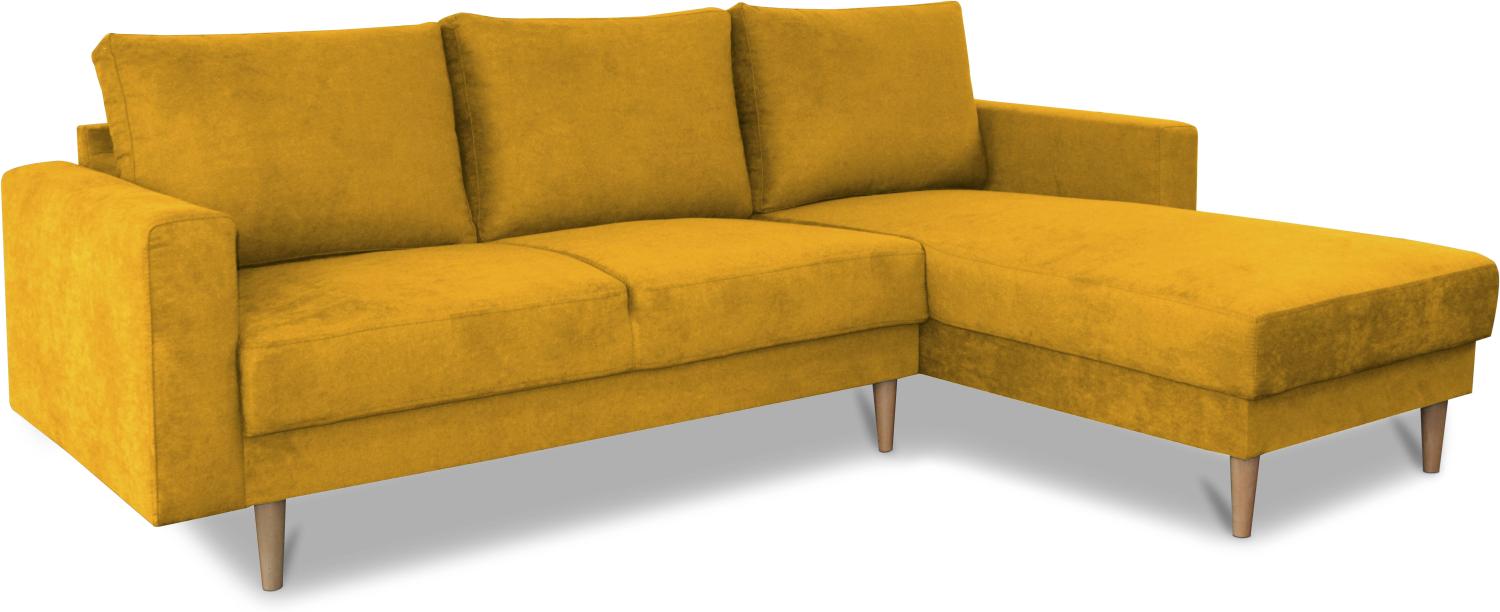 Fabio Ecksofa Links/Rechts, Enjoy New - Senfgelb Bild 1