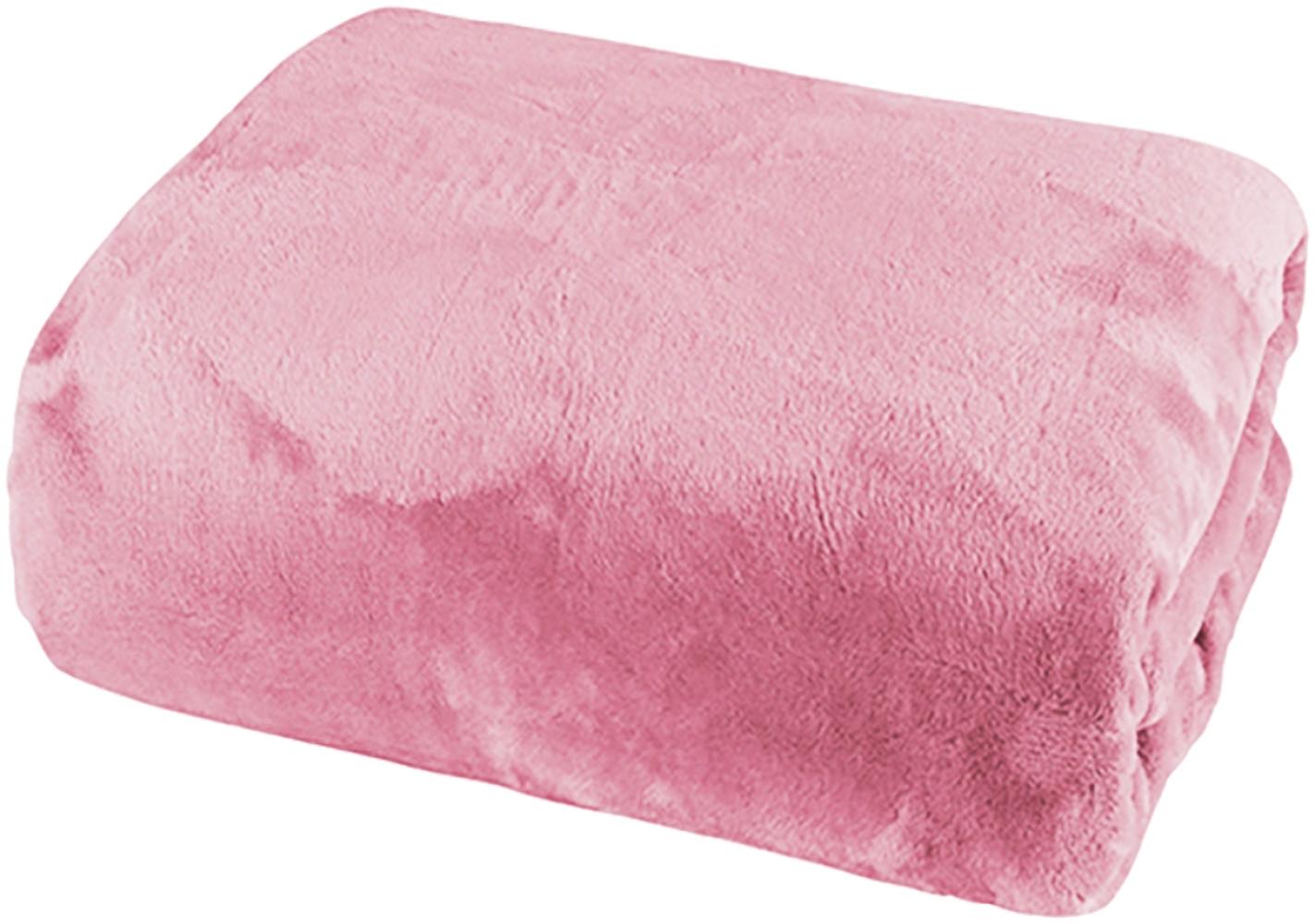 Cashmere Touch Spannbetttuch Betttuch Bettlaken 180x200cm Rosa Bild 1