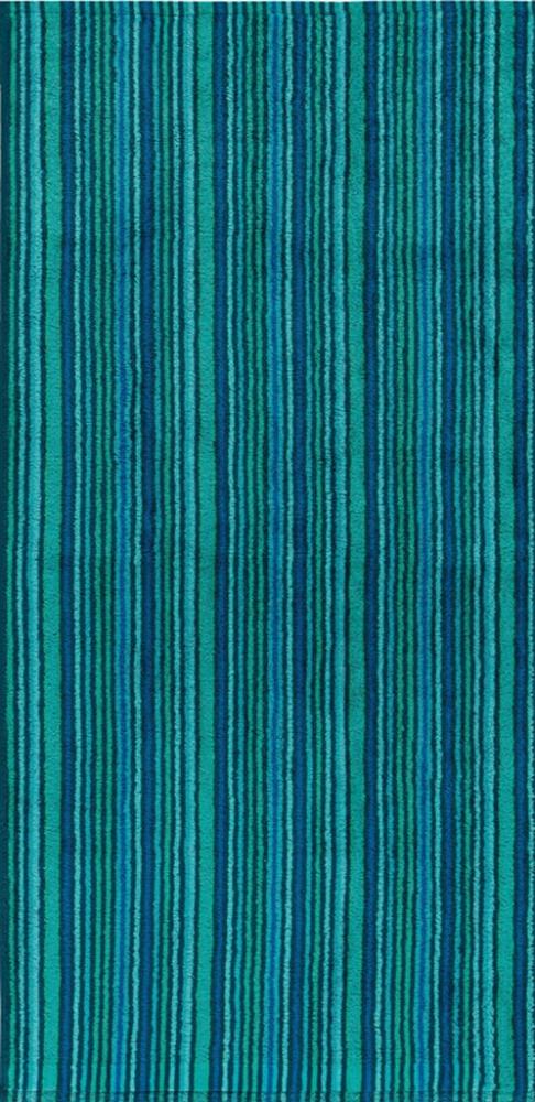 Combi Stripes Duschtuch 70x140cm grün 500g/m² 100% Baumwolle Bild 1