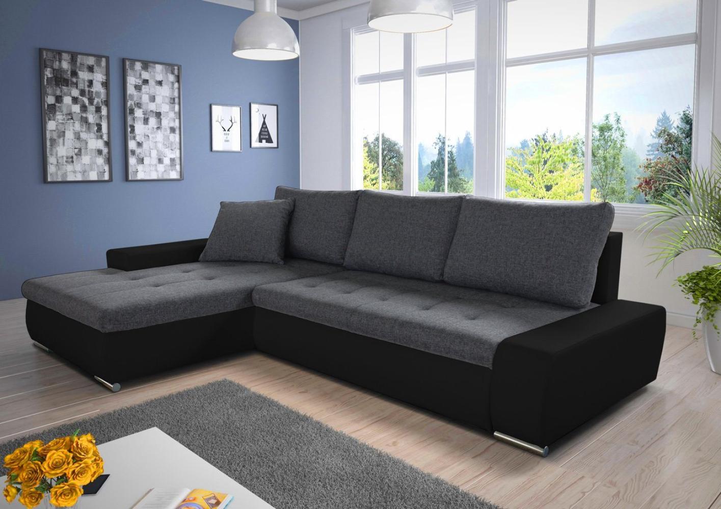 Sofnet Ecksofa Faris, mit Schlaffunktion und Bettkasten, Schlafsofa - Wohnlandschaft - Big Couch Bild 1