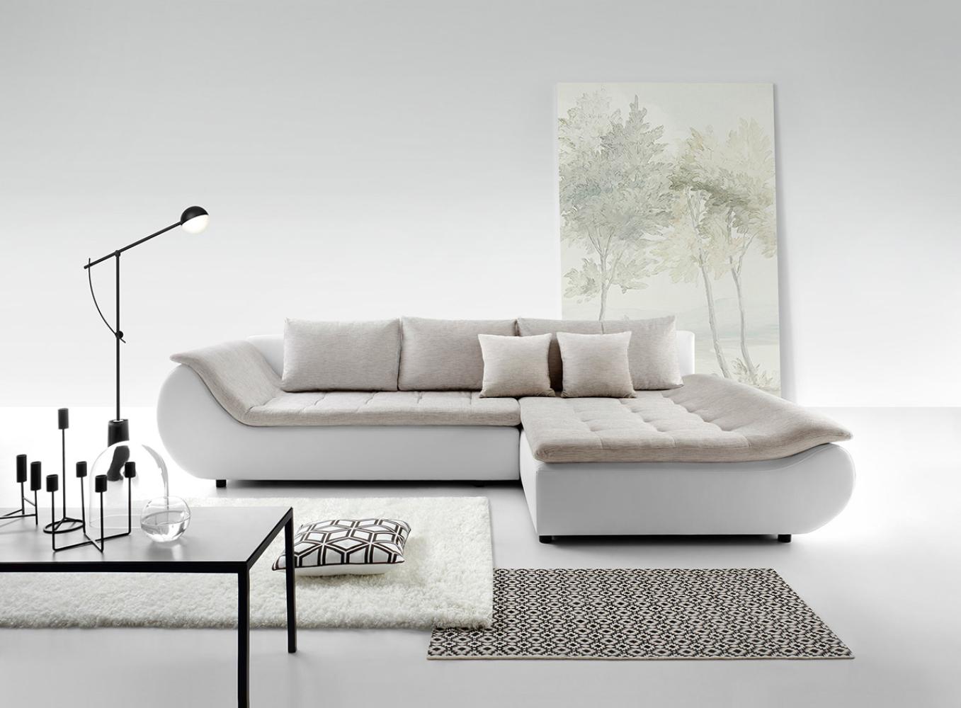 Ecksofa Prato, Seite: Rechts 2R-LC, Farbe: Soft 017 + Inari 22 Bild 1