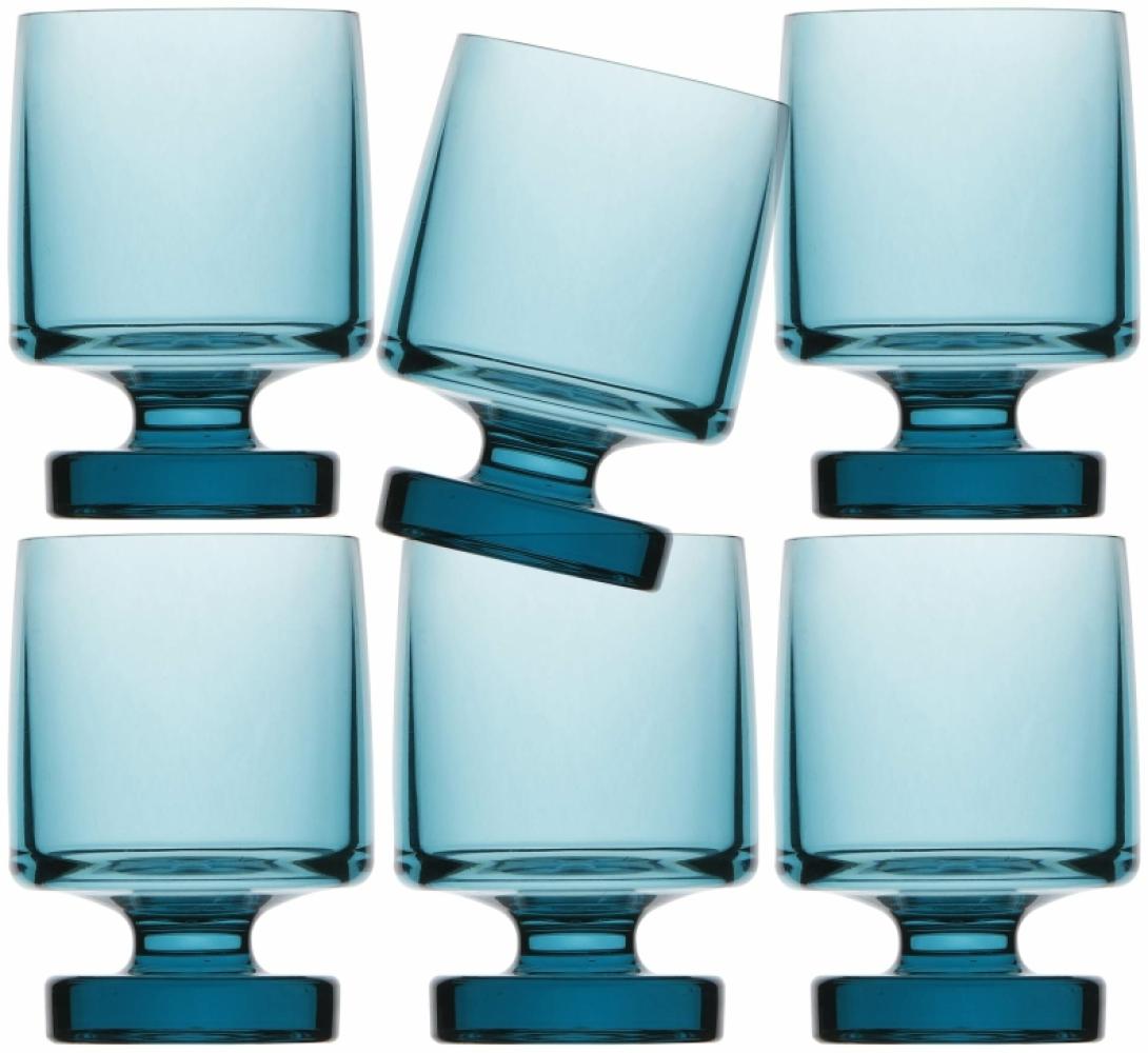 Weinglas Set 6 Stück, unzerbrechlich - Bahamas Turquoise Bild 1