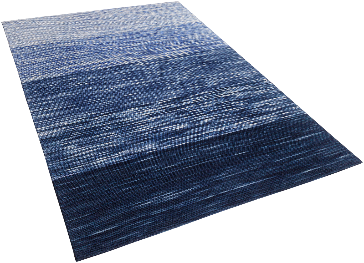 Teppich blau 140 x 200 cm Kurzflor KAPAKLI Bild 1