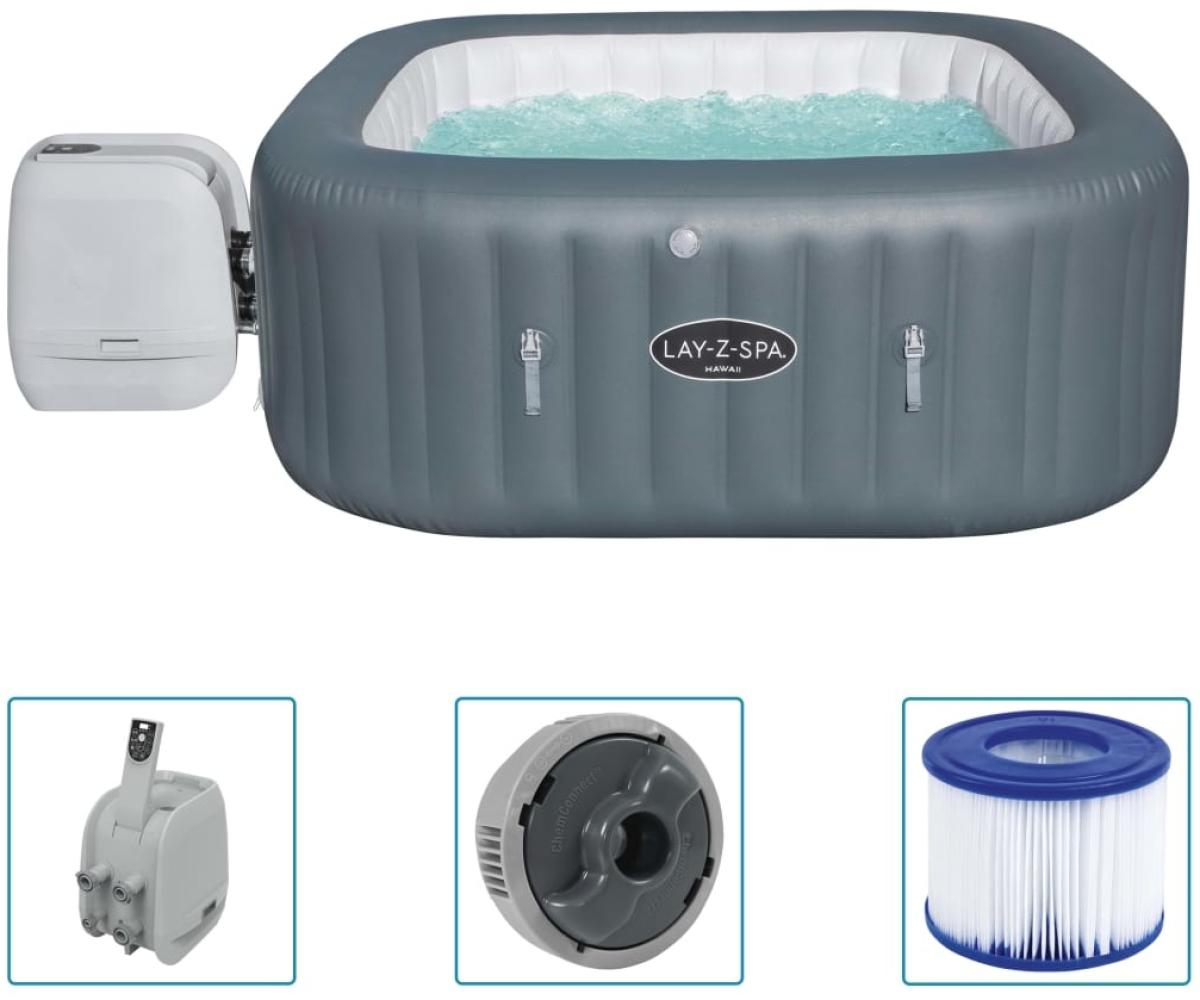 Bestway Lay-Z-Spa Aufblasbarer Whirlpool Hawaii HydroJet Pro Bild 1