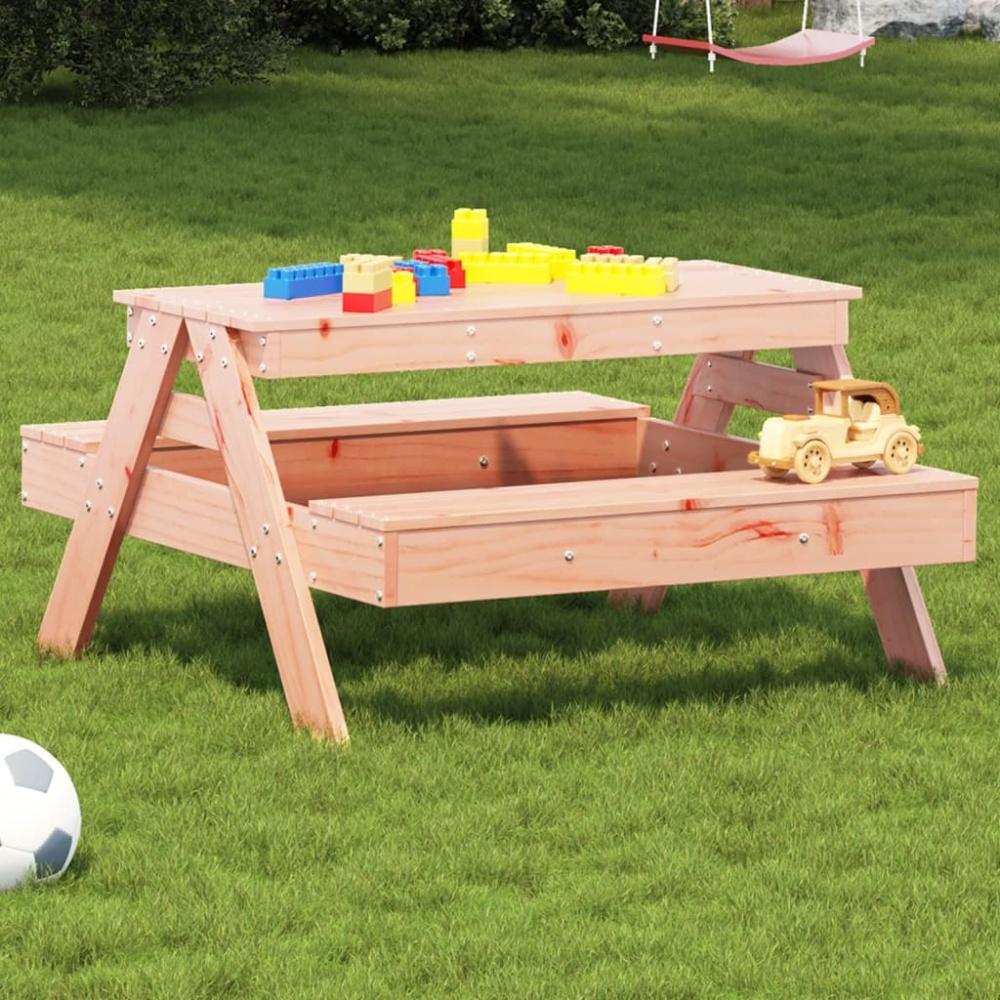 vidaXL Picknicktisch für Kinder 88x97x52 cm Massivholz Douglasie Bild 1