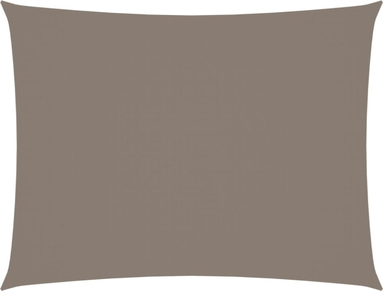 vidaXL Sonnensegel Oxford-Gewebe Rechteckig 3x4,5 m Taupe Bild 1