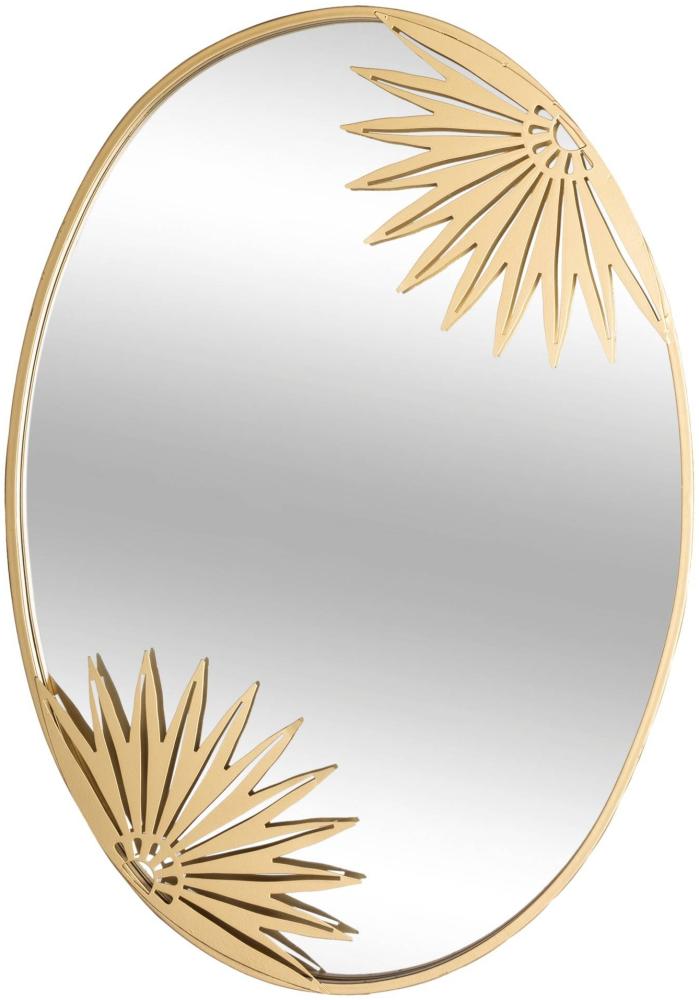 Dekospiegel FEEL im ovalen Rahmen, golden Bild 1